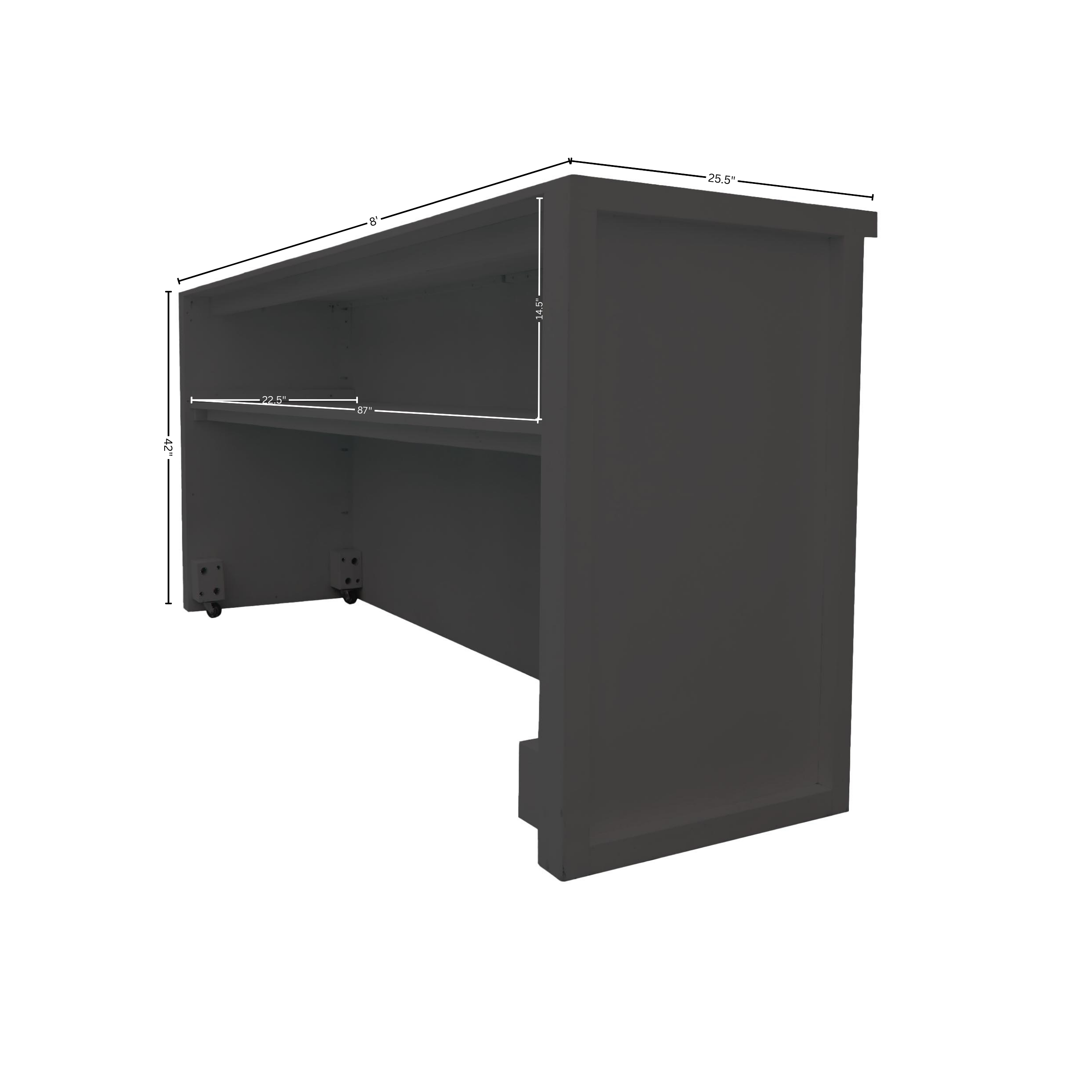 8Ft. Black Bar - Image 4